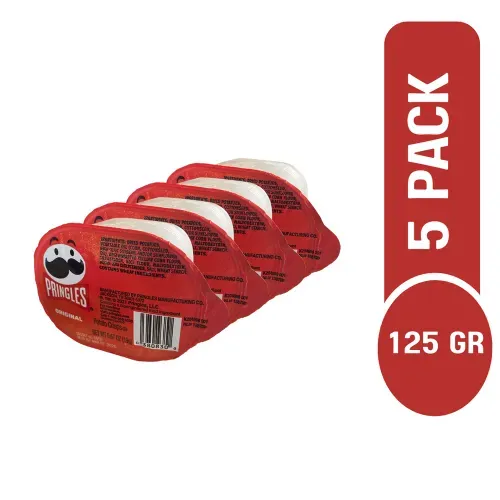 Papas Pringles Sabor Original 5 Pack - 475 g