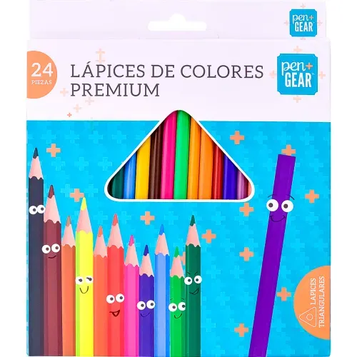 Lápices de color Pen + Gear premium - 24 Pzas