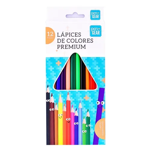 Lápices de colores Pen + Gear premium - 12 Pzas