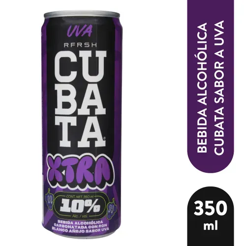 Bebida alcohólica Cubata Xtra Uva - 350 ml