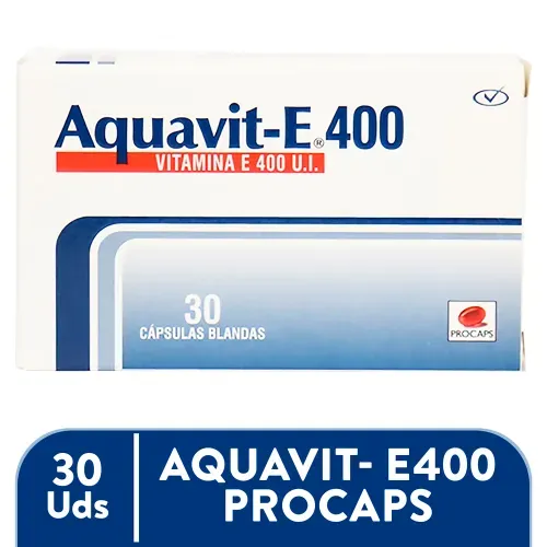 Aquavit-E 400 caja 30 comprimidos - Precio indicado por caja