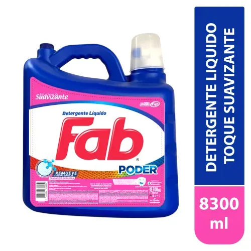 Detegent Liq Fab Toq Suavizante 8 3lt