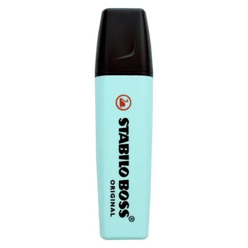 Resaltador Stabilo turquesa pastel