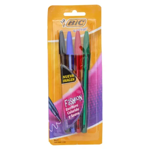 Bic Bolig Colores Vivos Fashion Bl 4ea