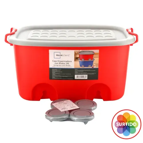 Caja De Almacenamiento Con Ruedas L