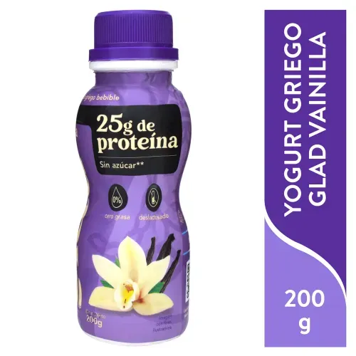Yogurt Griego Glad Fit Sabot Vainilla - 200 g