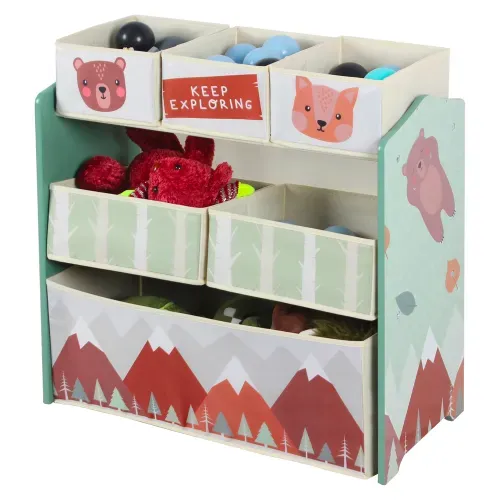 Muebles Para Niños Mainstays Ms Organiz Infan Nino 6 Cubos 63 30 60cm