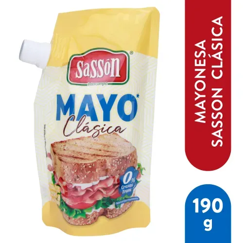 Sasson Mayonesa Doy Pack Regular 190g