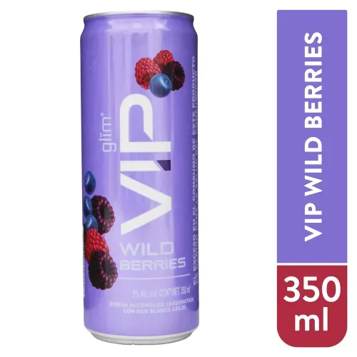 Bebida alcohólica Vip Wild Berries Lata - 350 ml