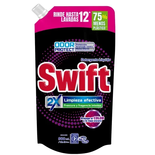 Detergente Swift Líquido Ropa Oscura - 900 ml