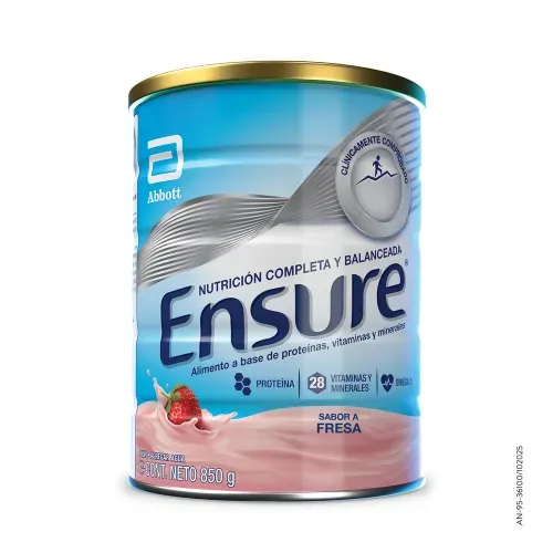 Fórmula Nutricional Ensure® Sabor Fresa - 850 g