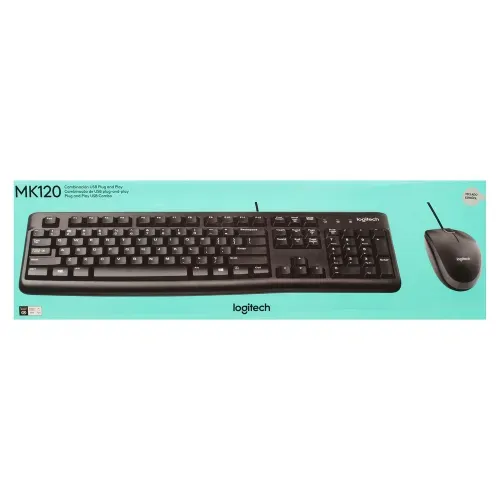 Logitech Teclado Mouse Mk120