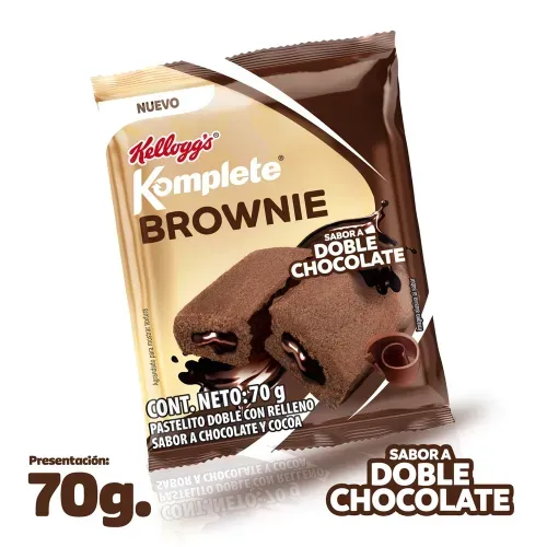 Brownie Kelloggs Komplete Sabor Doble Chocolate - 70 g