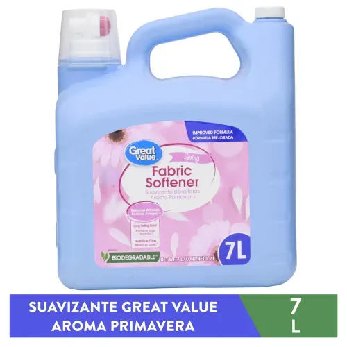 Suavizante Great Value Para Telas Aroma Primavera - 7 L