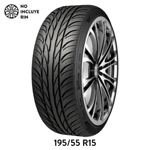 Llanta para auto Sonar, medidas: 195/55 Rin 15