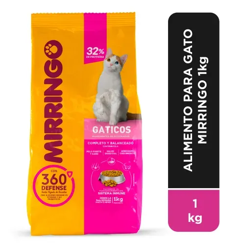 Alimento para Gato Mirringo Gaticos - 1 kg