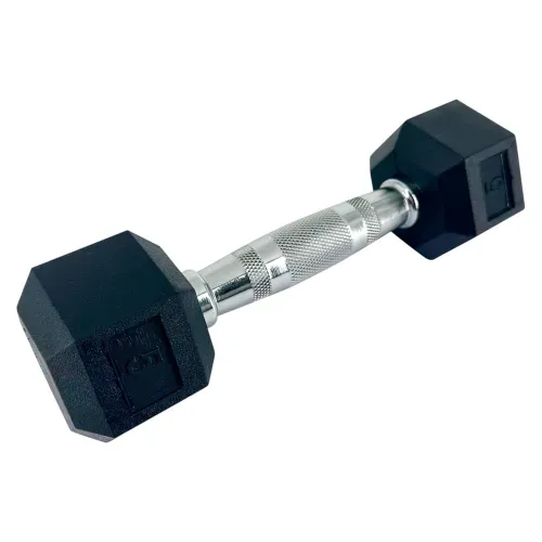 Mancuerna Athletic Works de hule - 5 lb