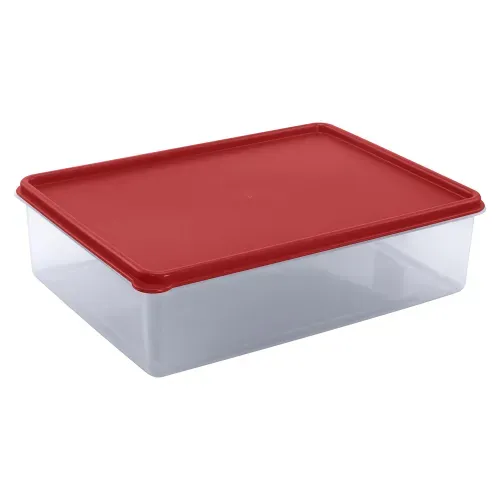 Tazon Guateplast Rectangular Gigante Rojo - 97oz