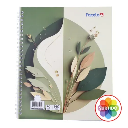 Facela Espiral Rayado Doble Anillo