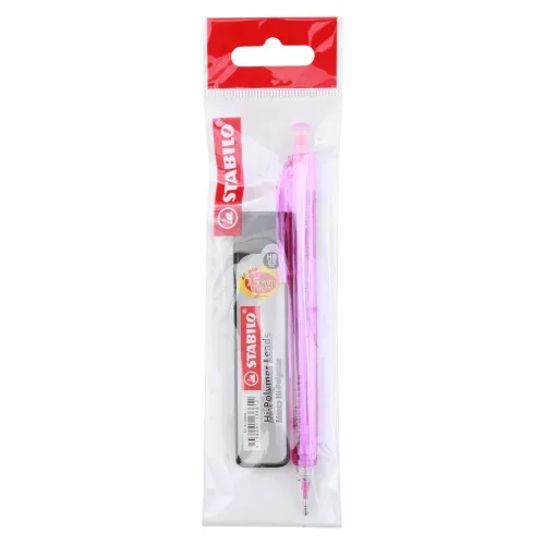 Lápiz de minas Stabilo con porta minas 0.5 mm - 2 Pzas