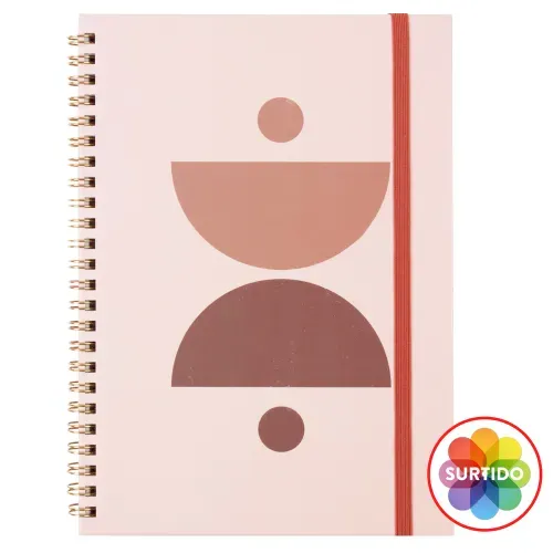 Libreta Pen + Gear de resortes con líneas - 60 hojas