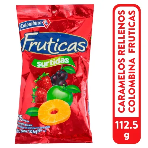 Caramelos Colombina fruticas surtidas 25 Uds - 112.5 g