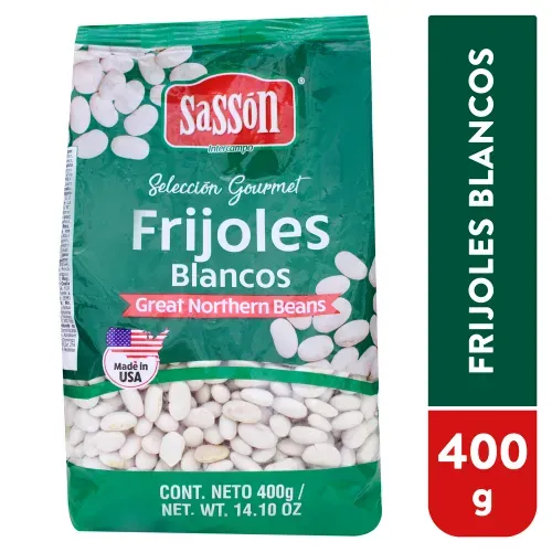 Sasson Frijol Blanco 400gr 12u