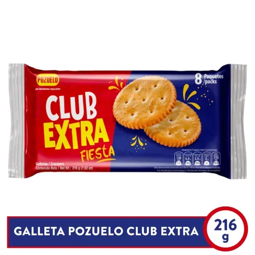 Galleta Club Extra Fiesta - 216 g