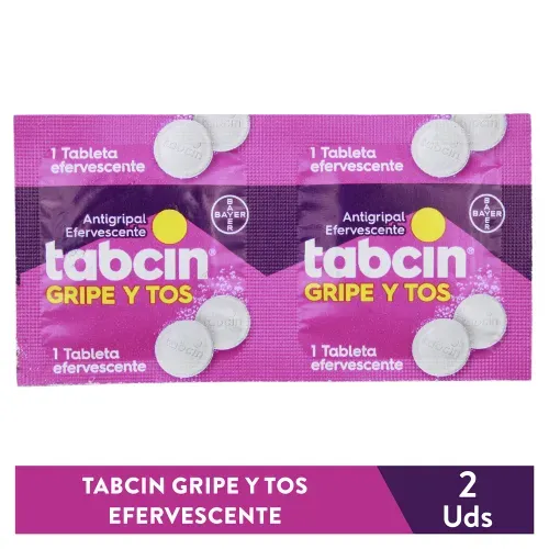 Tabcin Gripe Y Tos Efervescente 2 Tab Ea