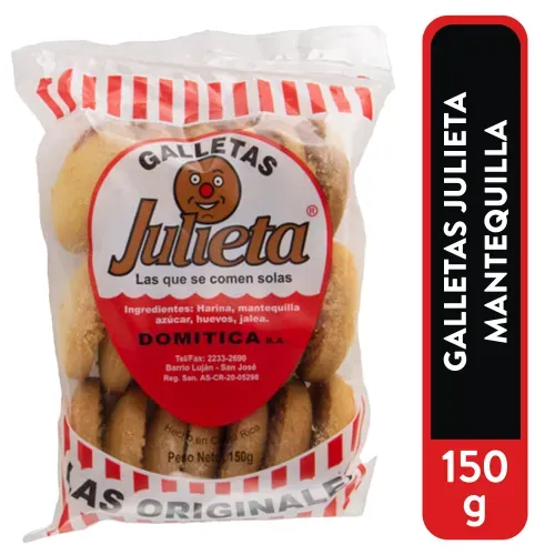 Galletas Julieta Mantequilla 150 Gr