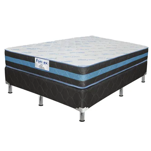Cama Fomtex Arctic Ortopedica Queen Set Base más colchón