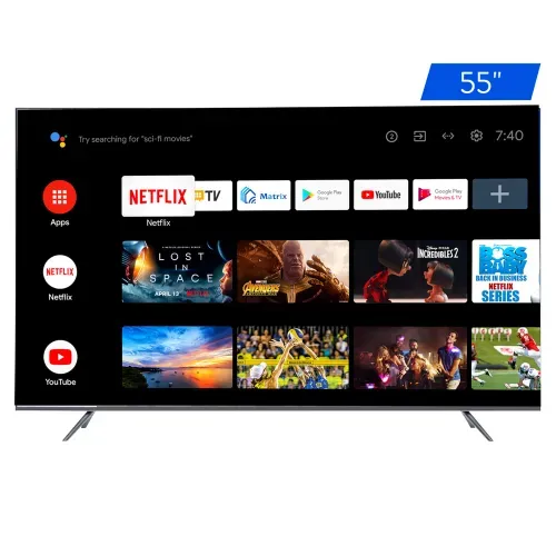 Pantalla Durabrand HQLED Smart TV 4K 55 Pulgadas