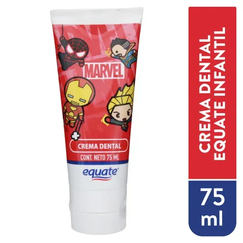 Pasta Dental Infantil Marca Equate Avengers -75Ml