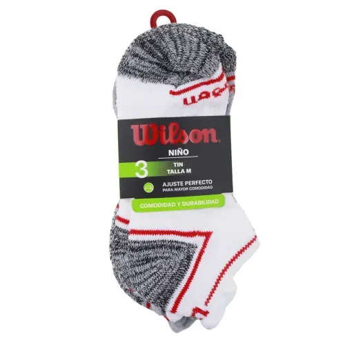 3 Pack Medias Tin Wilson Niño Multicolor Afelpado Modelo:B7002