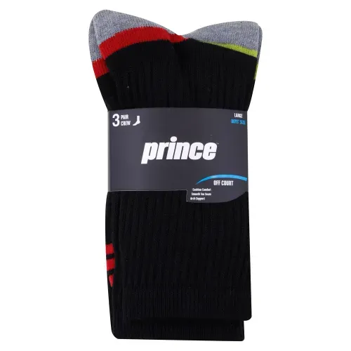 Prince Crew Boy4 Black Tl 3P