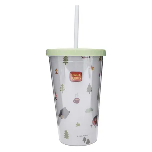 Vaso Con Pajilla 600 ml