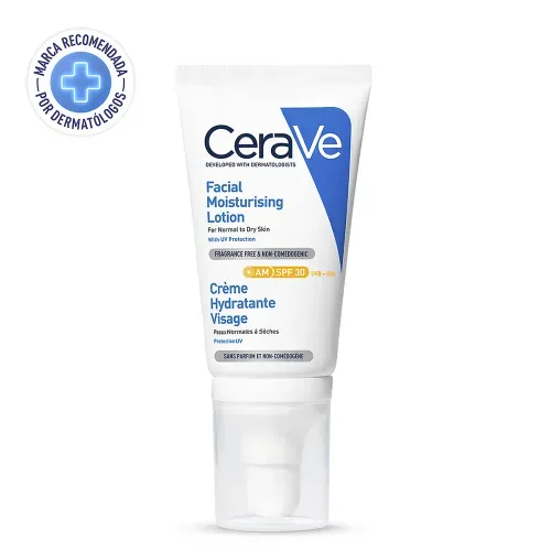 LOCIÓN HIDRATANTE DE ROSTRO AM SPF 30 CERAVE 52 ML