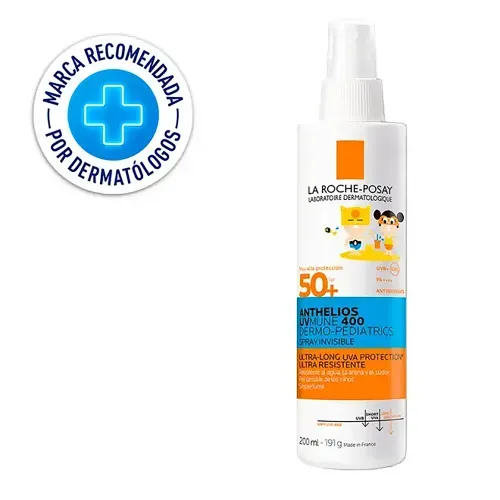 Protector solar corporal niños Anthelios Dermo-pediatrics Spray UVmune 400 spf 50+ La Roche Posay 200ml