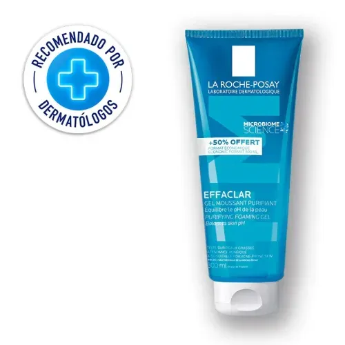 GEL LIMPIADOR EFFACLAR +50% PIELES MIXTAS A GRASAS LA ROCHE POSAY 300 ML