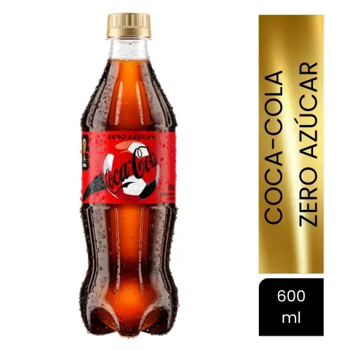 Gaseosa Coca Cola Zero Azúcar - 600ml