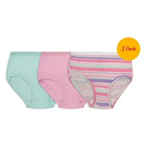 Calzón Fruit of the Loom para niña - Talla 14 - 3 Uds