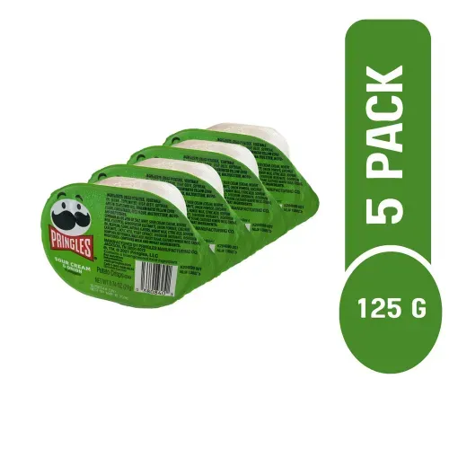 Papas Pringles Sabor a Crema y Cebolla 5 pack - 125 g