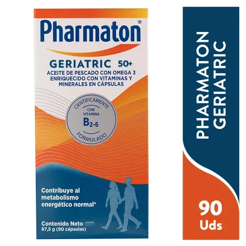 Pharmaton Geriatric 50 90 Capsulas