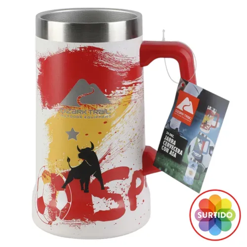 Jarra Mundial Ozark Trail cervecera insulada colores surtidos capacidad 24 oz