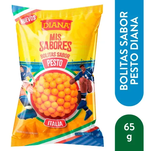 Bolitas Diana Sabor Pesto 65 g