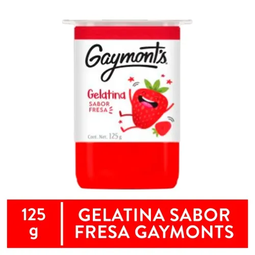 Gelatina Gaymtons Fresa  - 125 g