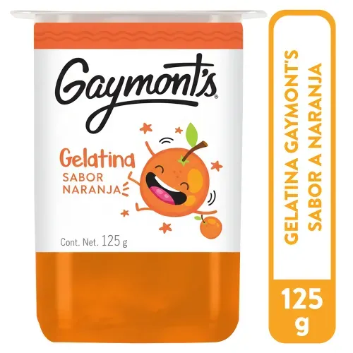 Gelatina Gaymonts Naranja - 125 g