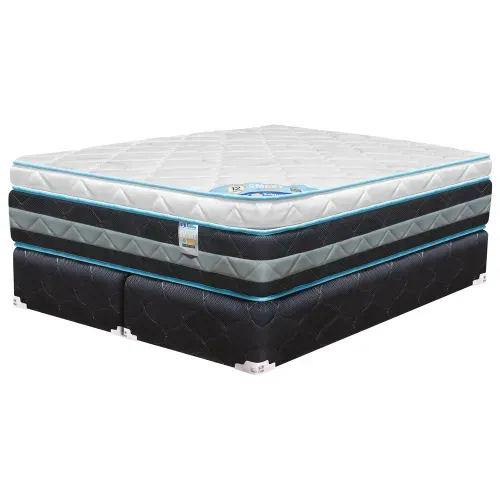 Cama Euro Smart Sublime confort firme tamaño King colchón + base