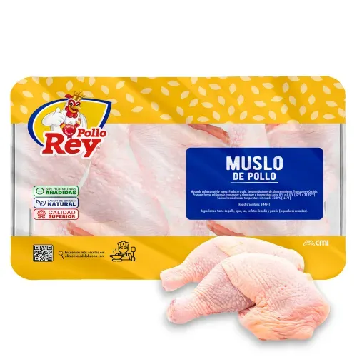 Muslos Pollo Rey  Bandeja 3 Lb