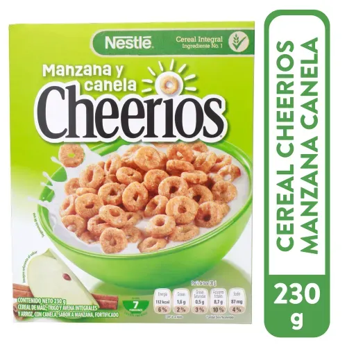 Cereal Nes Cheerios Manzana Canela 230g